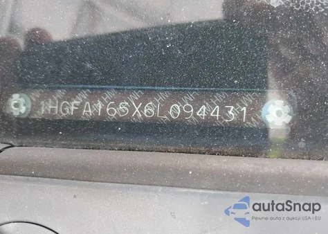 2006 Honda Civic Lx z USA, uszkodzony, nr VIN 1HGFA165X6L094431